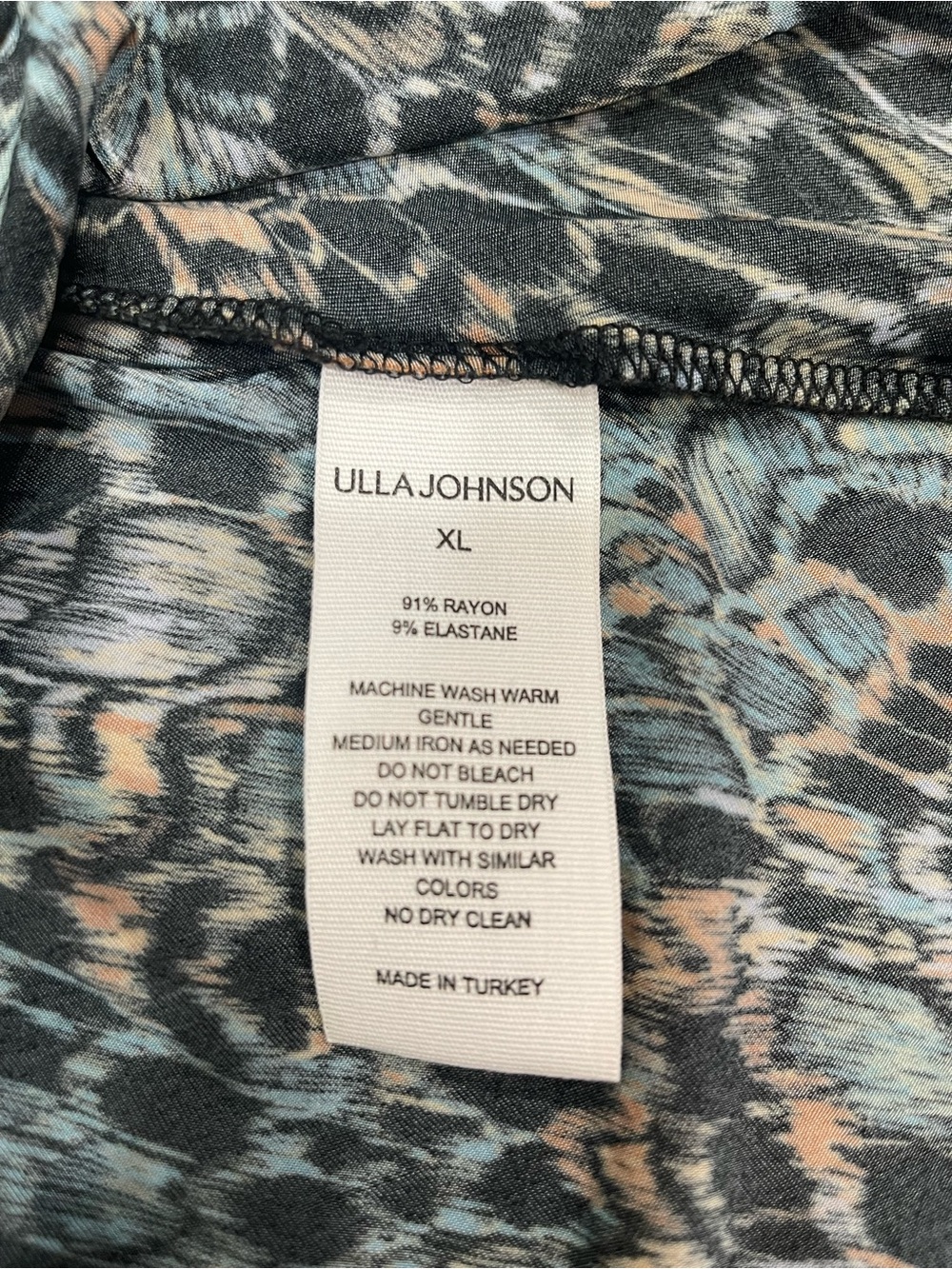 Ulla Johnson Naia Printed Jersey Maxi Dress in multihued caribaea print Size XL - Picture 10 of 11